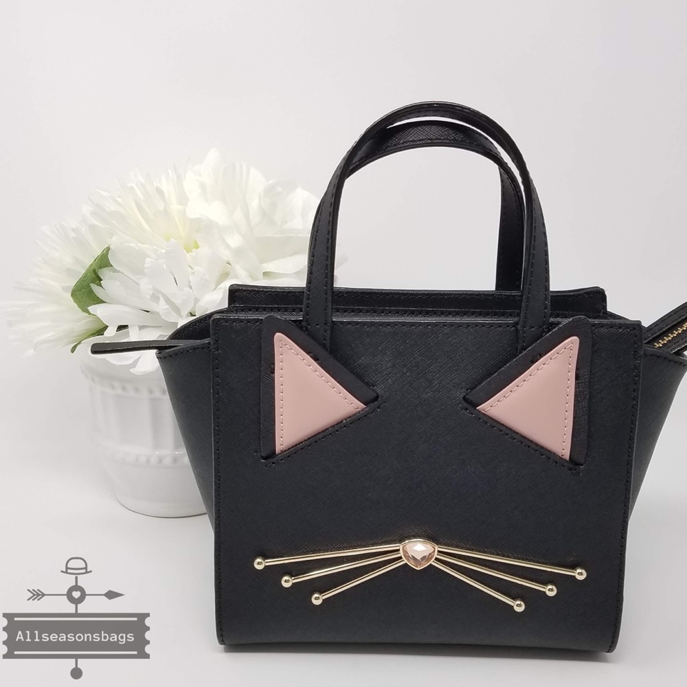⬇️DROPPED Kate spade mini Hayden jazz things cat - Picture 2 of 8